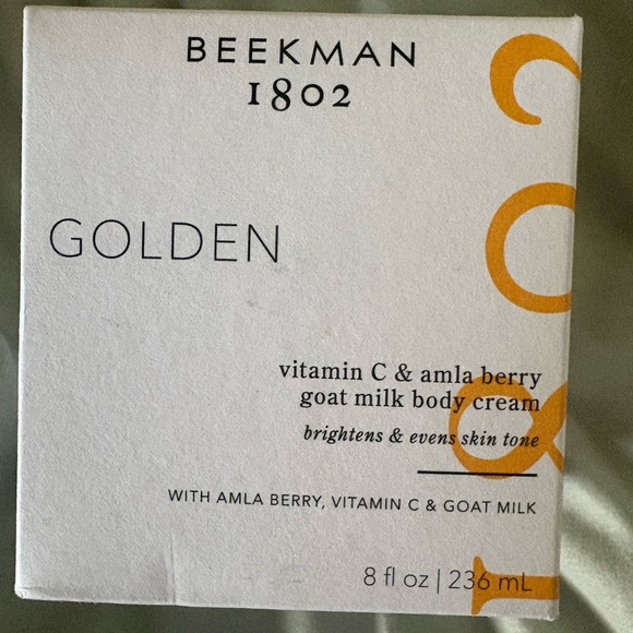 Beekman 1802 Golden Vitamin C & Amla Berry Goat Milk Body Cream. - Picture 2 of 4